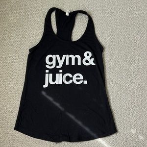 Workout tank “gym & juice”